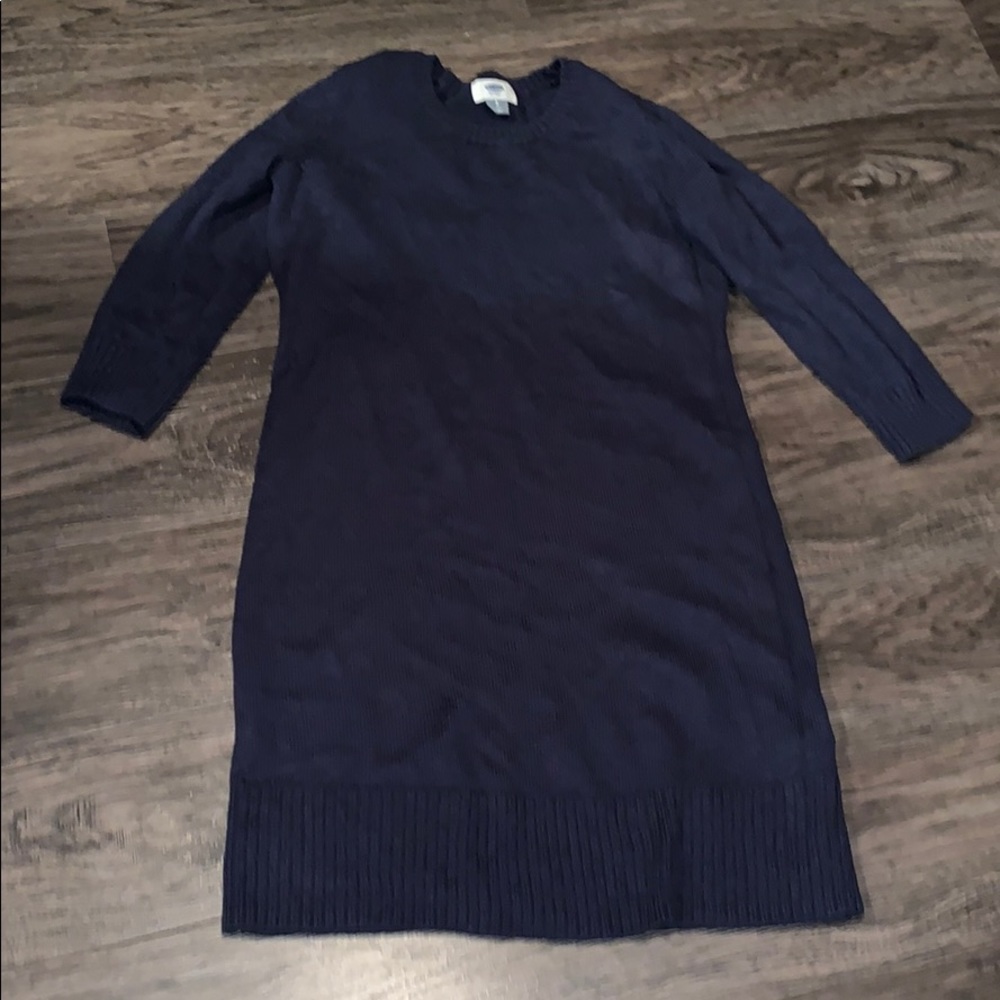 EUC Old Navy Sm Navy Sweater Dress